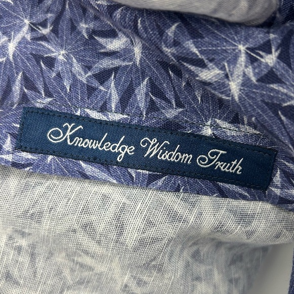 Robert Graham Ellicott Blue Abstract Print Button Down Shirt Men’s Small Cotton - Picture 3 of 16